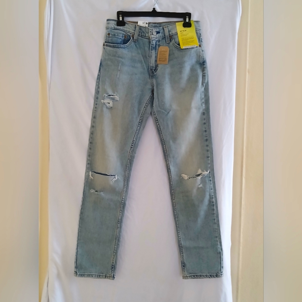 Levi's 511 Ripped Slim Fit Jeans